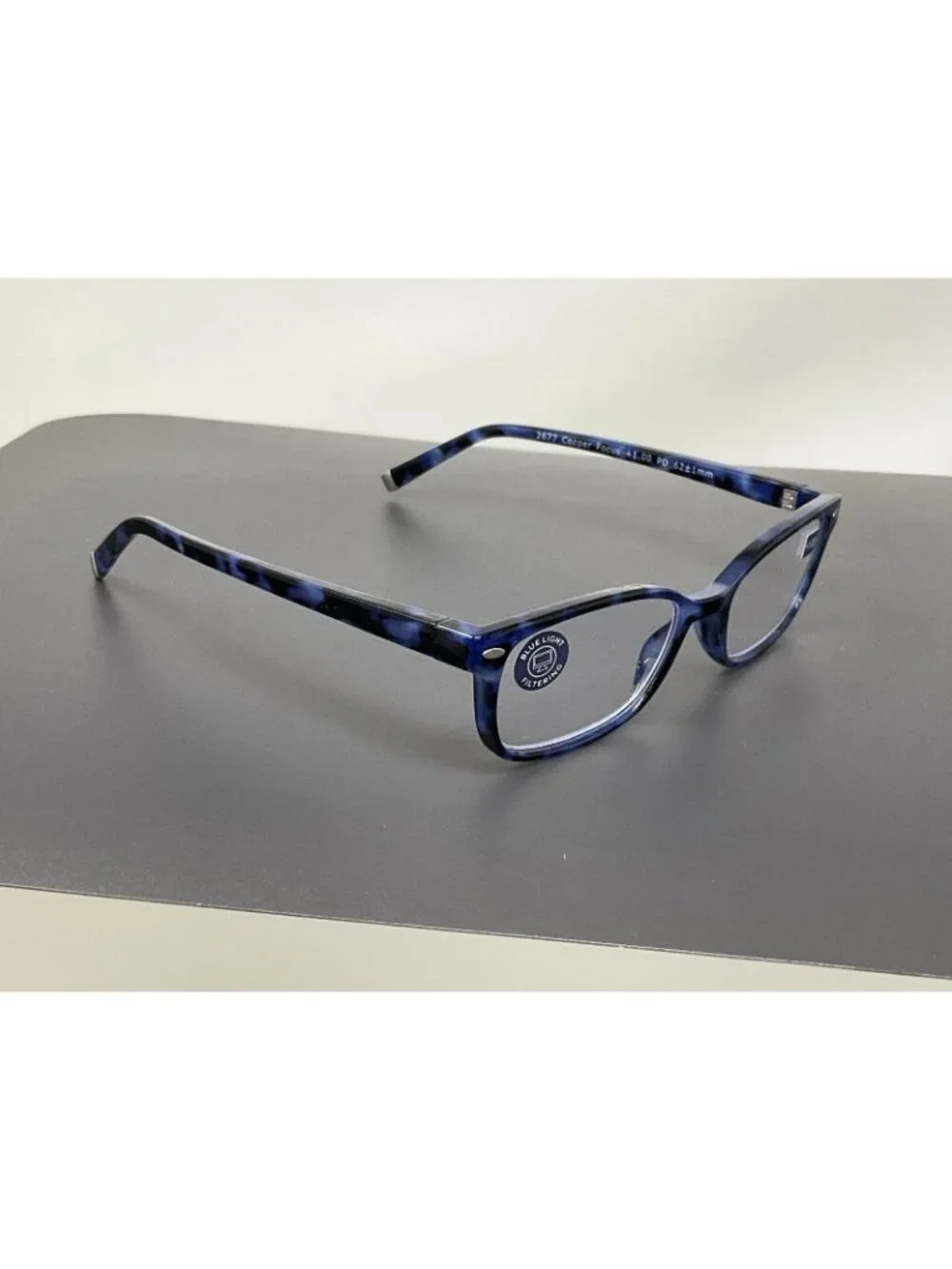 Peepers Cooper Focus blue Light Reading Glasses +1.00 Blue Tortoise